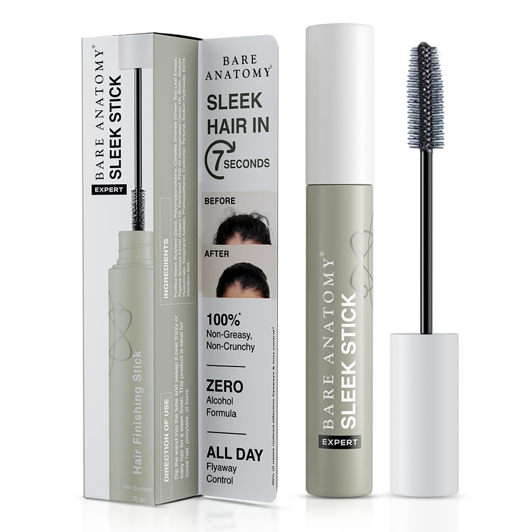 Works as a non-greasy hair wax stick for flyaways