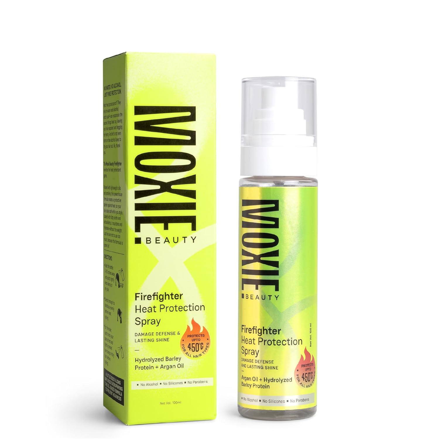 Moxie Beauty Curl Heat Protectant, specially designed to shield hair